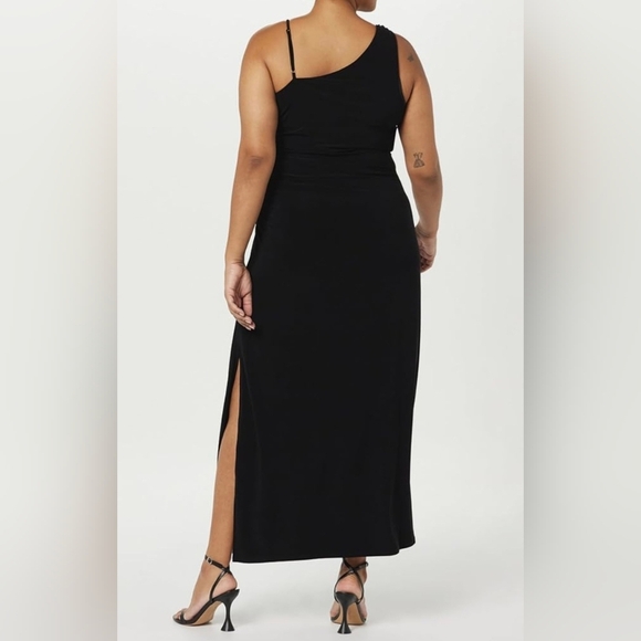 The Drop Women's Lupita Draped One-Shoulder Maxi Dress #706 - Picture 9 of 11